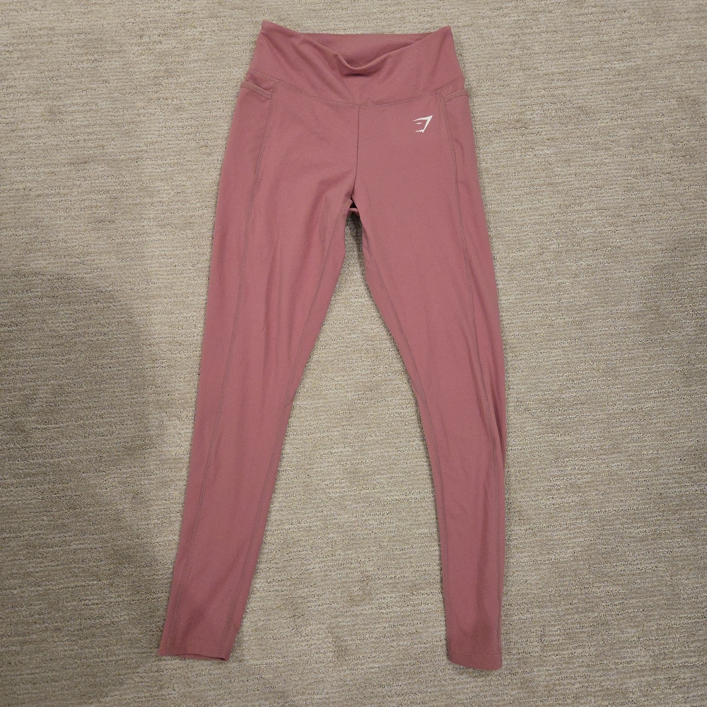 Gymshark Leggings Women’s Medium – Pink Seamless High Waist Dry Technology